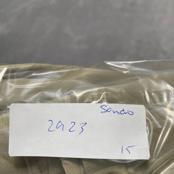 Sandro Pants Womens 10 Tan Cargo Convertible Length Gorpcore Classic Utility - Picture 15 of 15